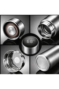 Sticlă termică inox cu afișaj digital temperatură – Izolare dublă, design smart, reutilizabilă